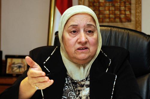 نجوى خليل: سيتم صرف تعويضات للحالات المستحقة من المضارين فى حريق سوق ليبيا