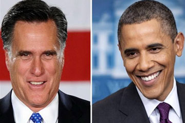 أوباما ورومني يتواجهان بمناظرة أخيرة..واستطلاع يعطى نتائج متقاربة