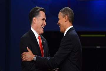 أوباما أكثر هجومية وحدة في مواجهة رومني في المناظرة الثانية