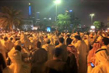 مظاهرات بالكويت بعد رفض المعارضة تأجيل تجمع الإرادة