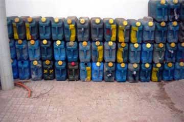 شرطة التموين تضبط 244 ألف لتر بنزين وسولار ولحوم فاسدة