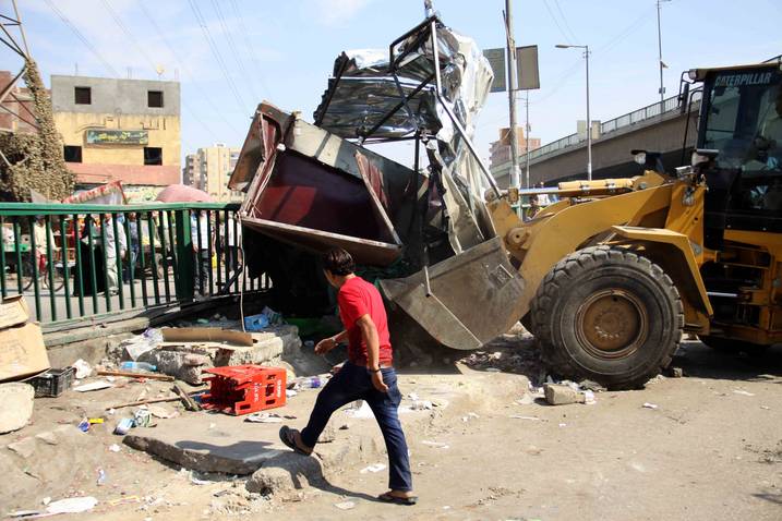 اشغالات مترو المرج الجديده