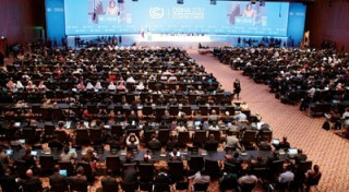 مصر تلقي كلمة المجموعة العربية لتحسين تنفيذ اتفاقية تغير المناخ