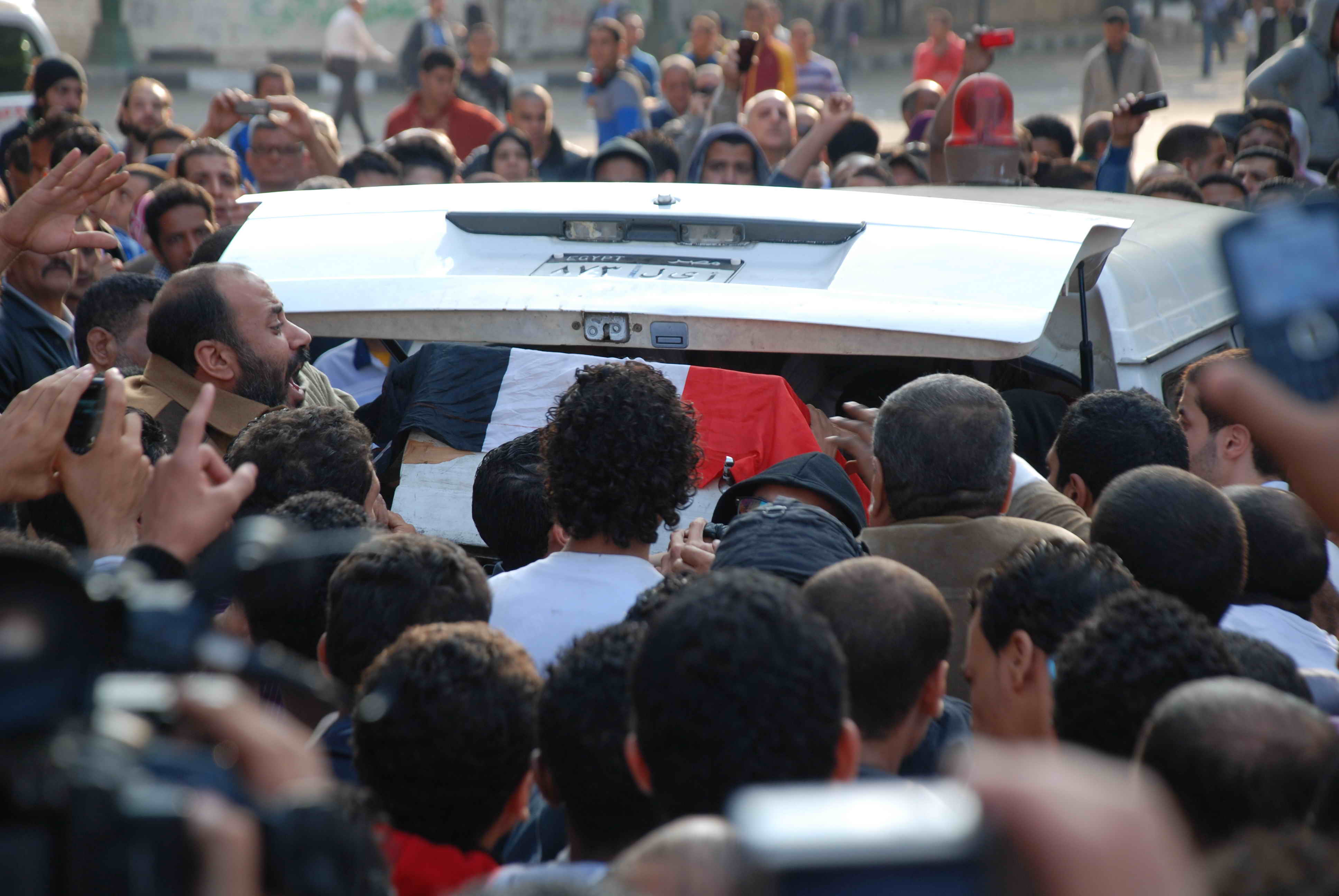 جنازه الشهيد محمد جابر (جيكا) بمحمد محمود