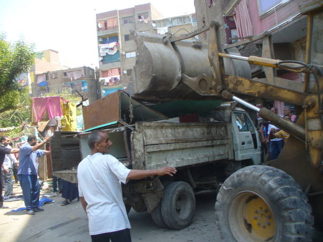 رفع وإزالة 2000 مخالفة فى 7 أحياء بالجيزة