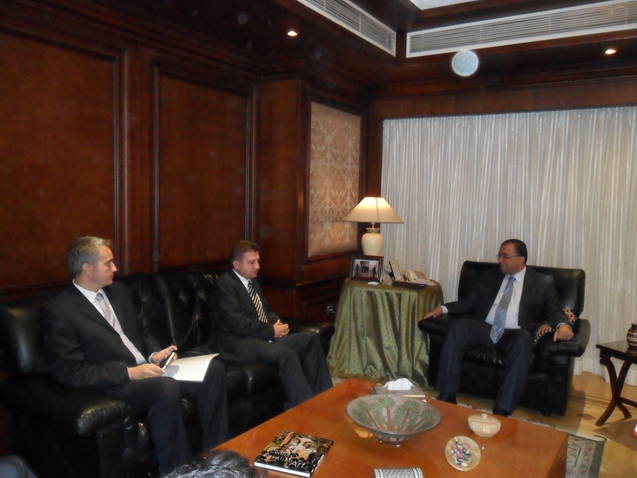 العربى يبحث سبل تعزيز التعاون مع سفير بولندا