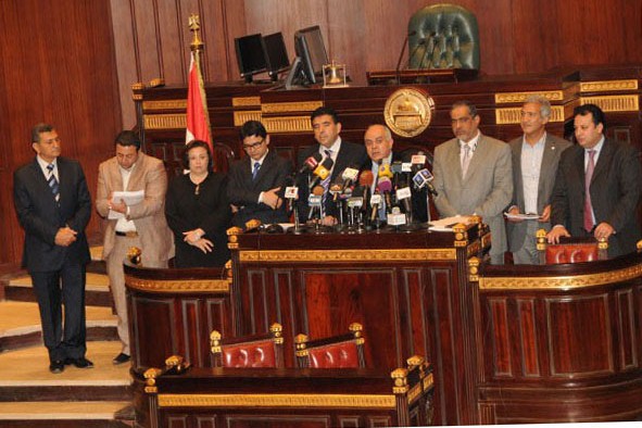 المؤتمر الصحفى للجمعية التاسيسية