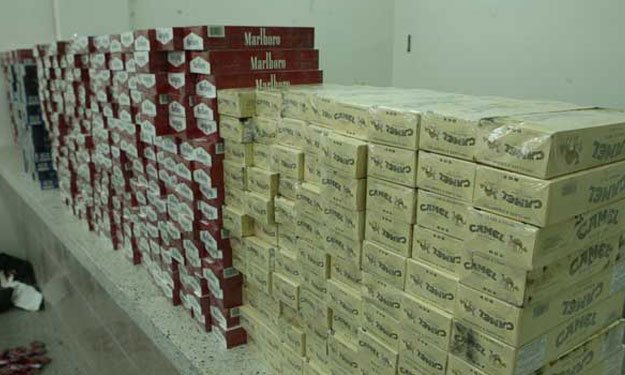 ضبط سجائر مجهولة المصدر فى قنا