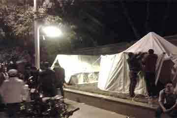 الهدوء يسود الاتحادية..وتزايد أعداد خيام المعتصمين