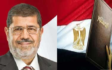 استطلاع للرأى :30% من المواطنين يؤيدون الاعلان الدستورى و 37 % يرفضونه