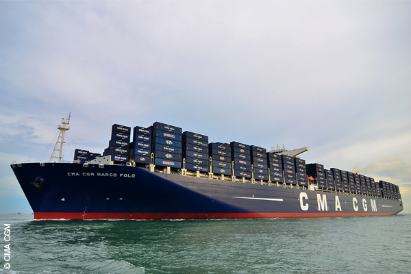 قناة السويس تستقبل ” ماركوبولو ”  أكبر سفينة حاويات فى العالم