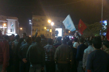 تظاهرات بالفيوم تنديدا بالأحداث الدامية التي تشهدها البلاد