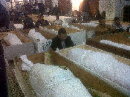 اليوم تشييع جثامين 24 من قتلى أحداث بورسعيد .. وإجمالي الجثث بلغ 31