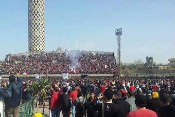 الألتراس يحتفل بالحكم باستاد “التتش”بناء على دعوة الاهلي