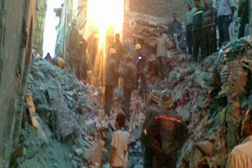 محافظ الأسكندرية: العقار المنهار غير مرخص