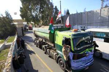 استئناف دخول مواد بناء قطرية لغزة عن طريق مصر