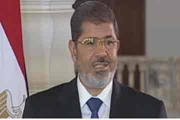 رسالة لخادم الحرمين الشريفين من الرئيس مرسي