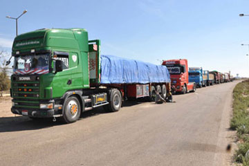 فتح طريق ميناء شرق بورسعيد وعودة الميناء للعمل بكامل طاقته