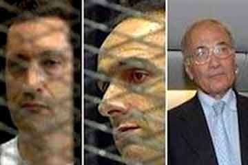 الجنايات تنظر السبت محاكمة علاء وجمال وشفيق في ” أرض الطيارين”