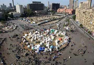 الهدوء يسود التحرير عقب محاولة الأمن إزالة الحواجز المعدنية