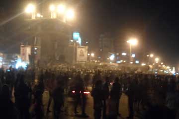 اصابة 6 أشخاص بالاختناق فى احداث المحلة حتى الان