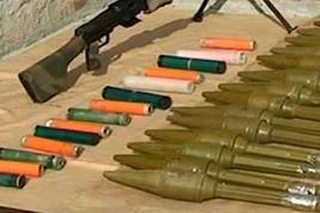 ضبط مدفع مضاد للطائرات و6 ألغام مضادة للدبابات بالعريش