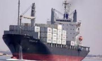 وصول باخرة حاويات بنمية إلى ميناء الإسكندرية