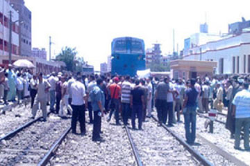 تعطل حركة القطارات على خط القاهرة – الزقازيق – بورسعيد