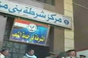 احباط اقتحام قسم شرطة بني مزار بعد غرق متهم أثناء القبض عليه