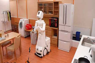 معرض روبوت لمساعدة المرأة فى الاعمال المنزلية بباريس