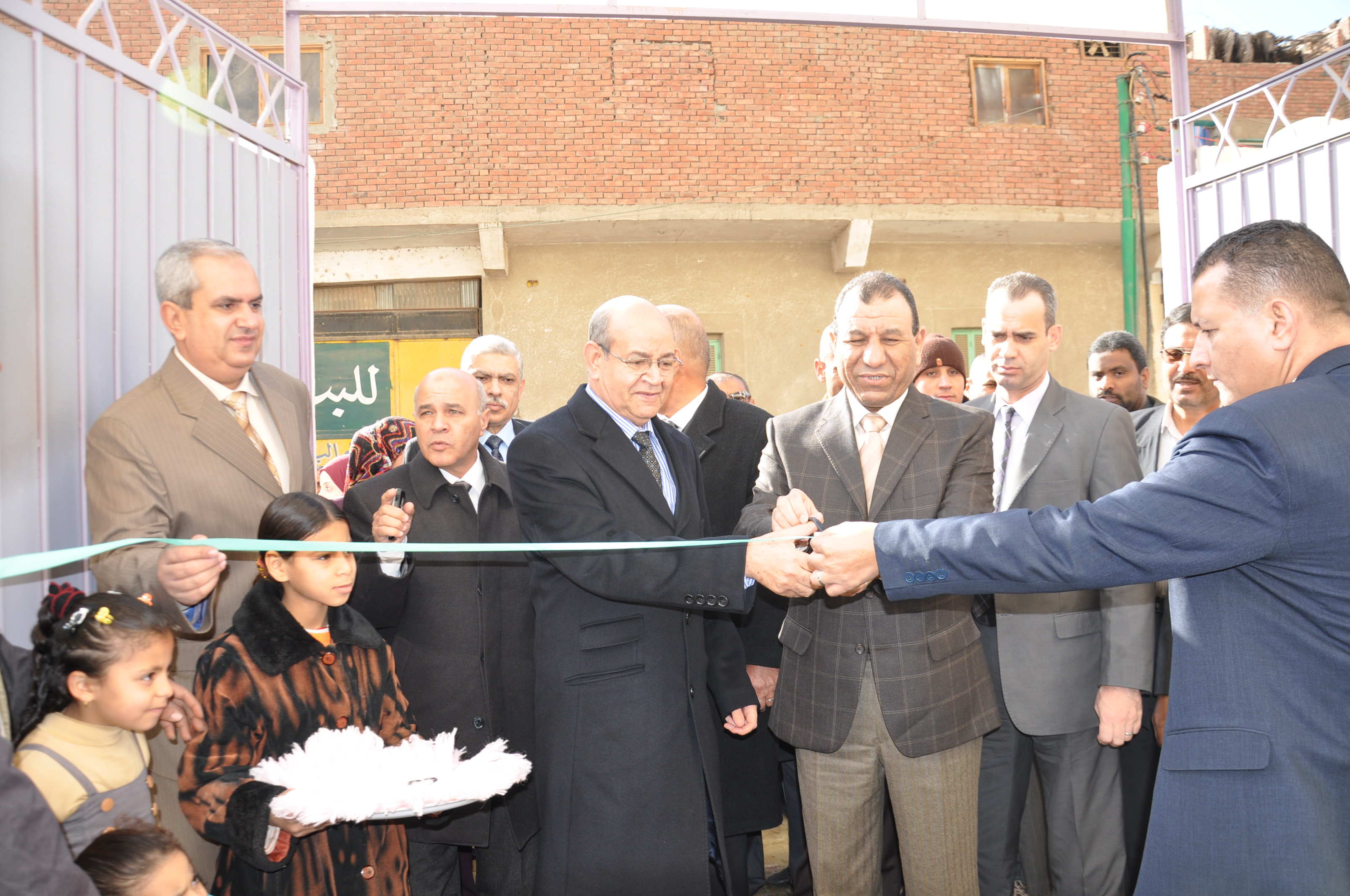 إفتتاحات وزير التعليم والمحافظ لمدارس الجيزة