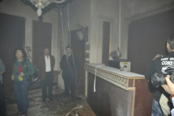 ضبط شابين احدهما طبيب متورطين فى إحراق حزب غد الثورة