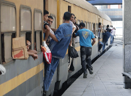 معلومات مجلس الوزراء: تراجع إيرادات نقل الركاب والبضائع بالسكك الحديدية خلال يناير