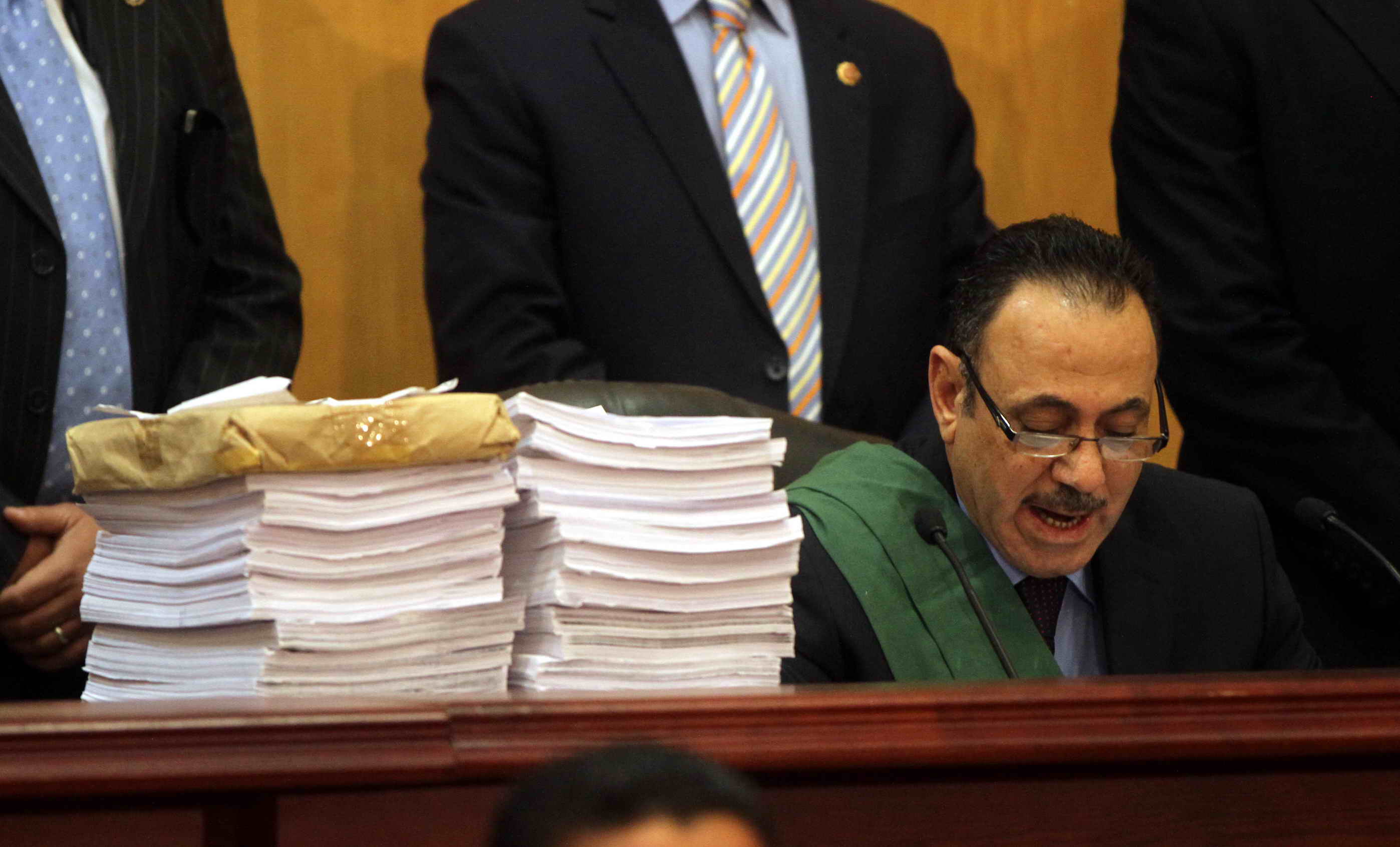 محاكمه المتهمين في قضيه بورسعيد 9-3-2013