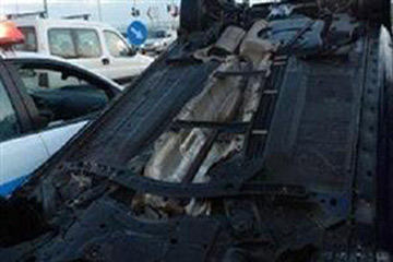 مصرع شرطي وإصابة 4 في حادث انقلاب سيارة بالإسماعيلية