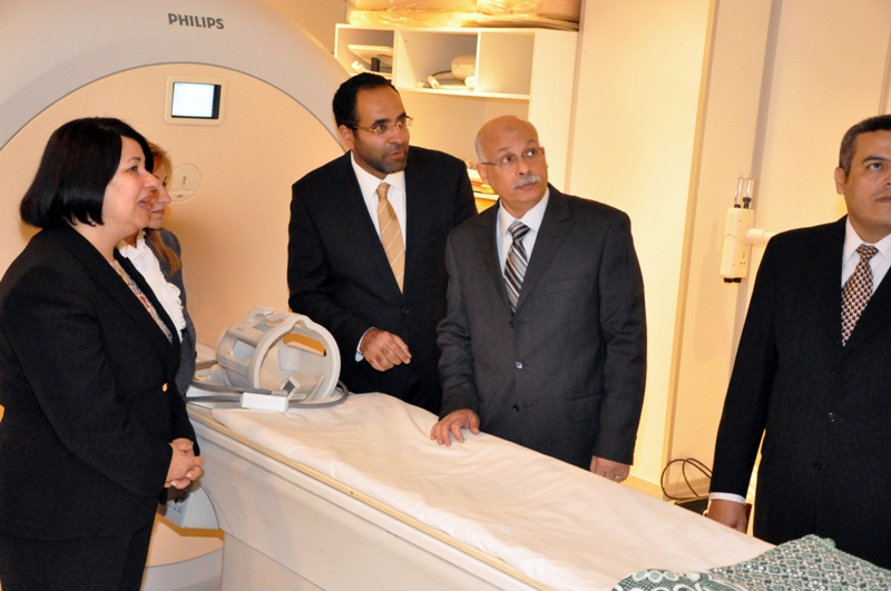 وزير الصحة يفتتح وحدة الرنين المغناطيسي بمستشفى معهد ناصر بالتعاون مع شركة فيليبس