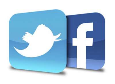 الفيسبوك وتويتر