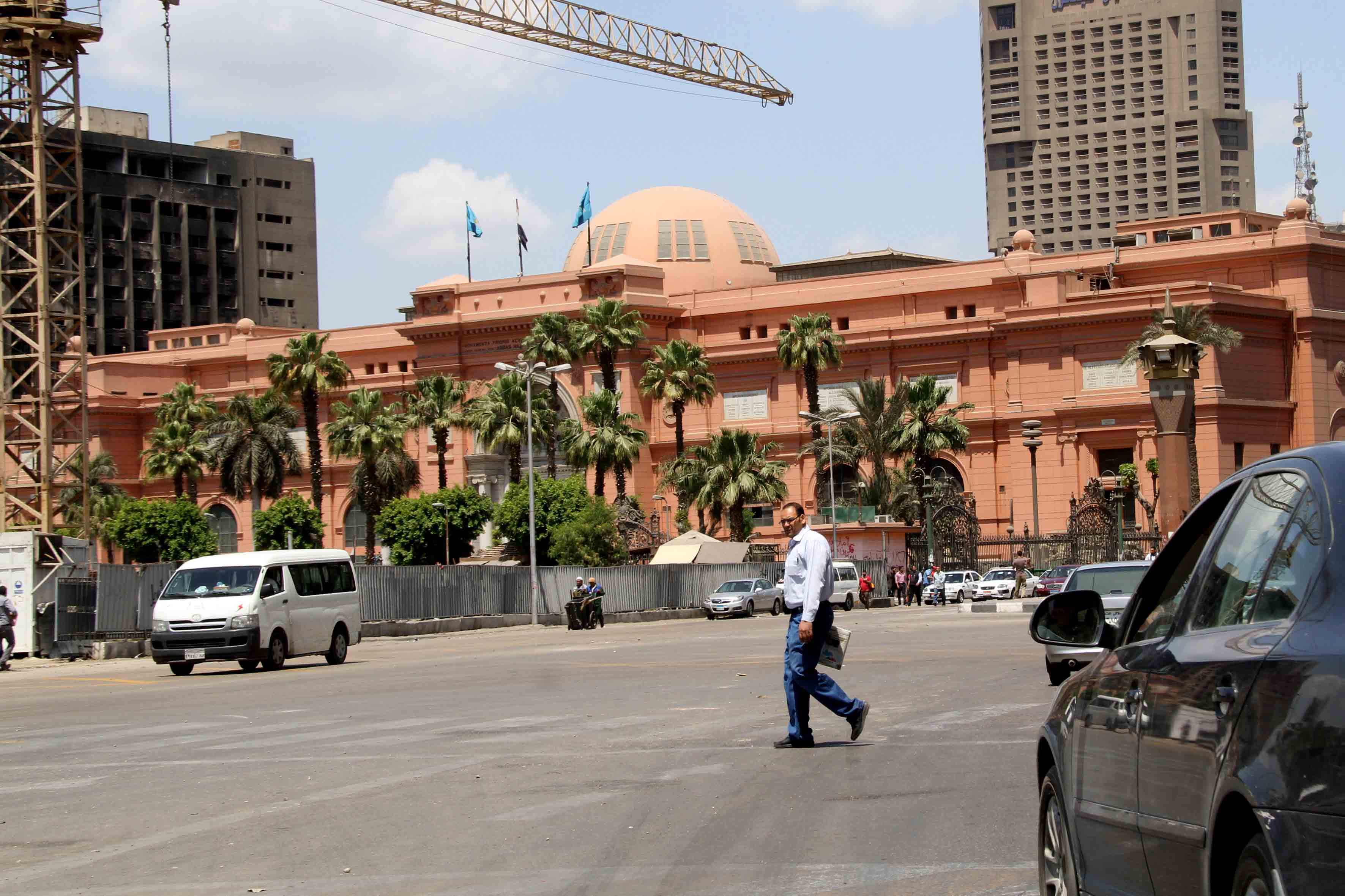 هدوء الاوضاع بميدان التحرير وعبد﻿ المنعم رياض ودار القضاء ﻿العالى