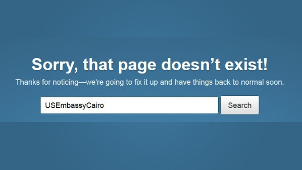 توقف مؤقت لحساب السفارة الأميركية في مصر على “تويتر”