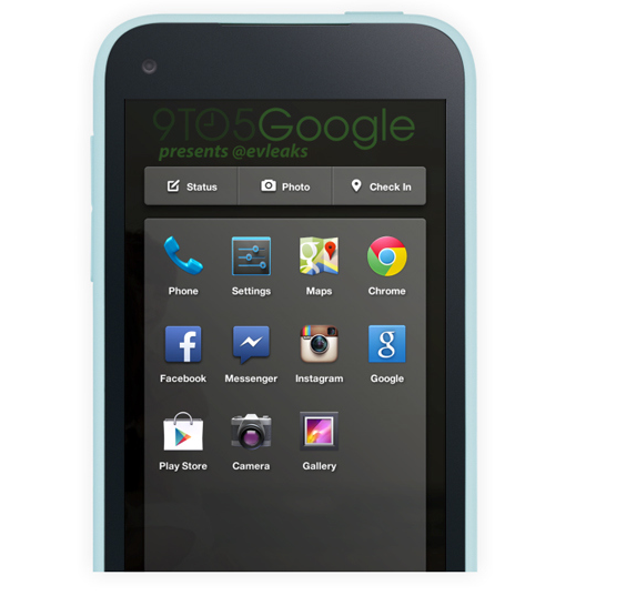 مدونة تعرض صورة عن هاتف شبكة الفيسبوك