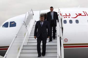 الرئاسة: مياه النيل تتصدر مباحثات الرئيس مرسي في اثيوبيا