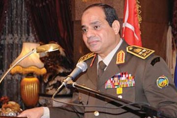 السيسي : أمن مصر يكمن فى قوات مسلحة قوية وقادرة على الردع