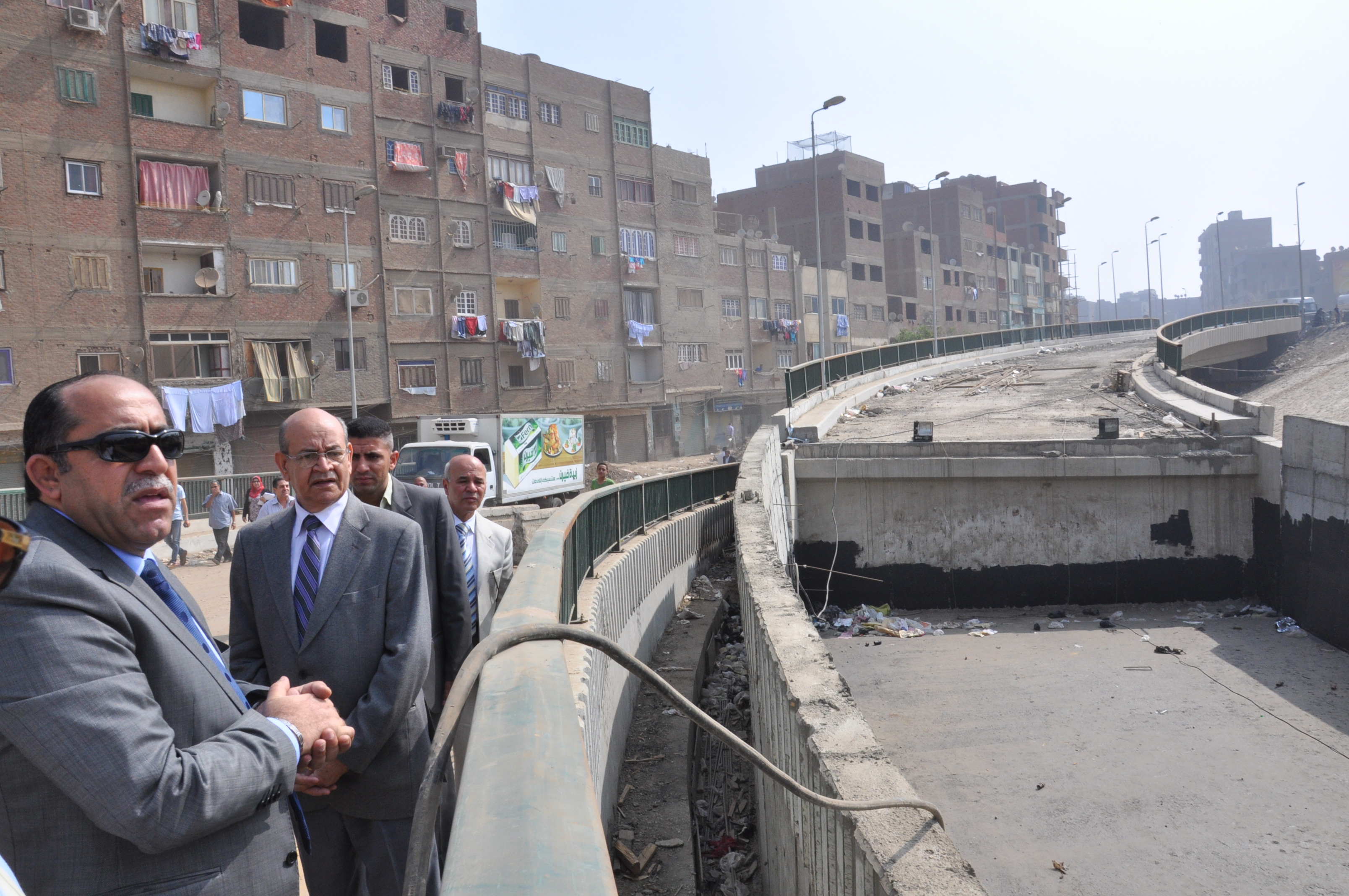 بدء التشغيل التجريبى لمسارين بمحور أحمد عرابى تمهيداً للتشغيل الرسمى يوليو المقبل