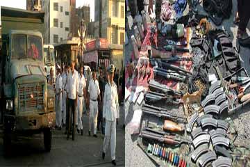 ضبط 1725 سلاحا متنوعا و23 تشكيلا عصابيا خلال أسبوع