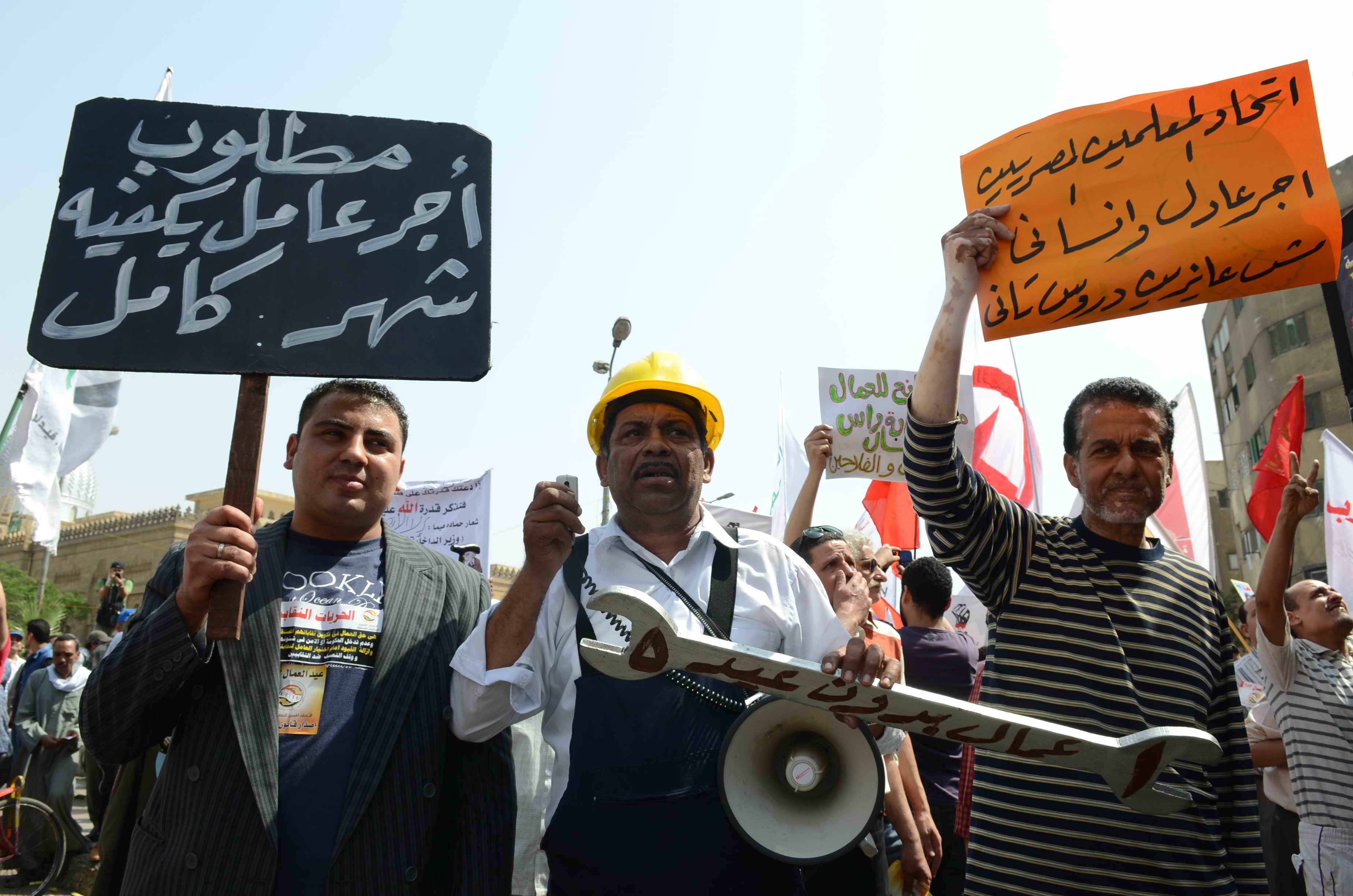 مظاهرات العمال بالسيدة ﻿ز﻿﻿ينب 1-5-20﻿13 ﻿