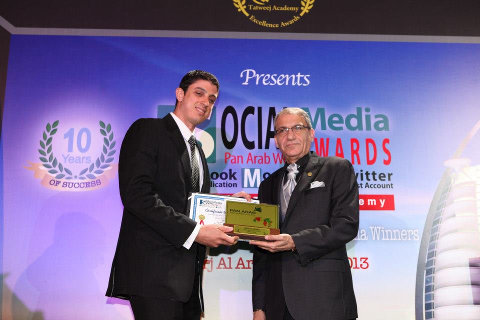 موقع “إعمار مصر” الإلكترونى يحصل علي الجائزة الذهبية لأفضل موقع لتشييد لبناء بالشرق الأوسط والخليج 2013