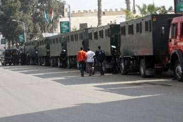 35 سيارة أمن مركزي و6 مدرعات لتأمين الداخلية والشورى والوزراء