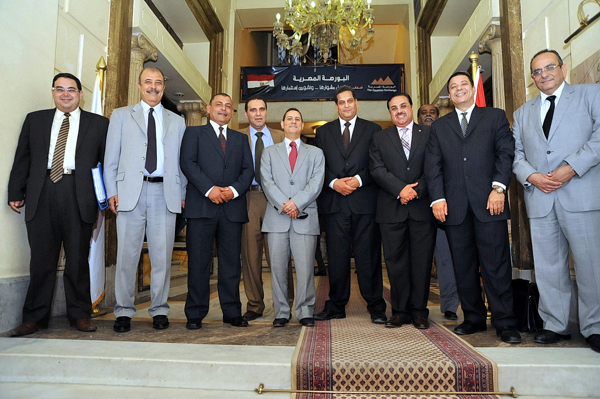 مجلس إدارة البورصة يبحث آخر المستجدات ويجتمع بأعضاء مجلس الإدارة الجديد