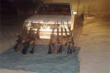 حرس الحدود يحبط محاولات تهريب أسلحة بالمنطقة الغربية العسكرية