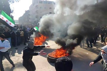 تواصل الاشتباكات العنيفة بين الجيش السوري والمعارضة بريف دمشق